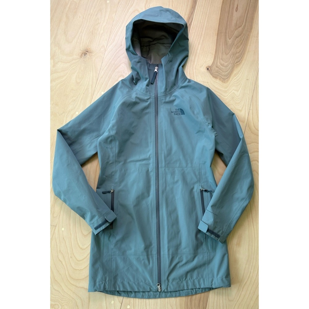 The North Face Dryzzle Futurelight Parka Women's S Blue Rain Jacket Outdoors